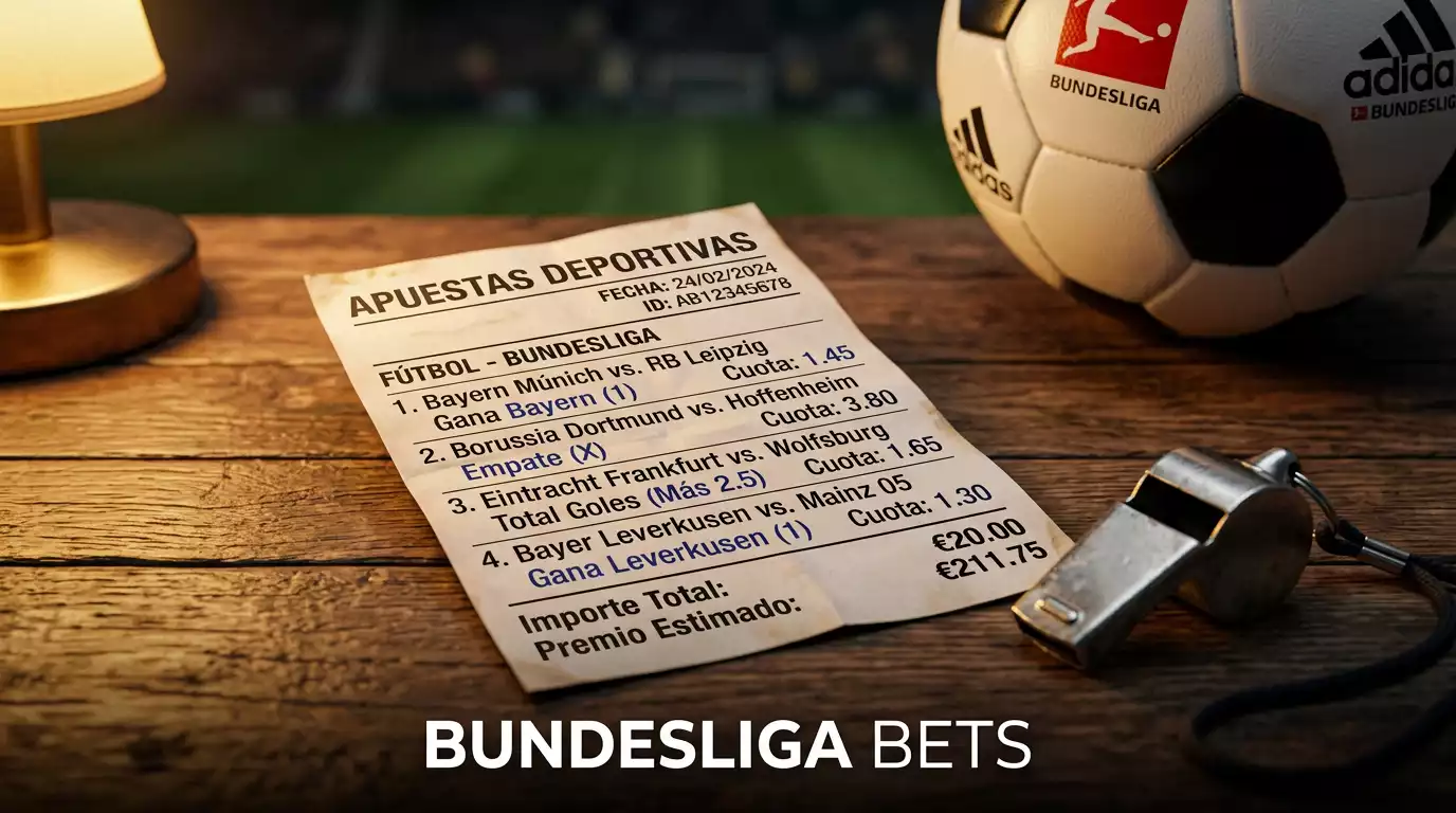 Tipos de apuestas disponibles en la Bundesliga con guia de mercados
